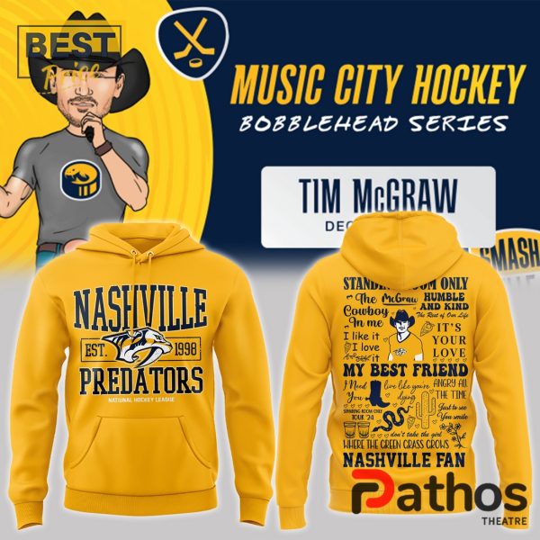 Special Tim McGraw Nashville Predators Hoodie