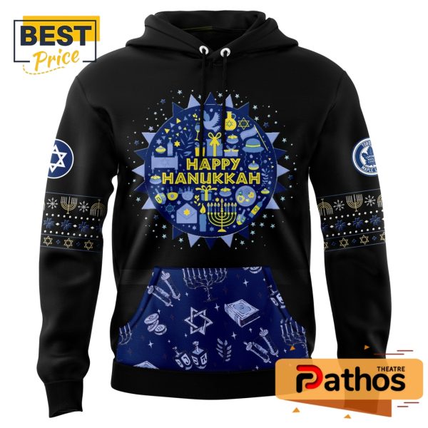 Toronto Maple Leafs 2024 Hanukkah Holliday Hoodie