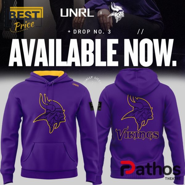 UNRL x NFL Minnesota Vikings Crossover Hoodie