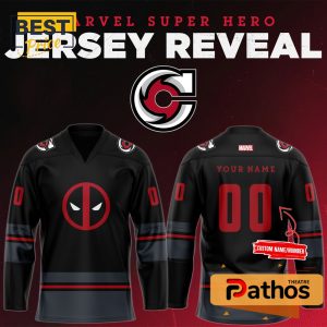 cincinnati cyclones x super hero night deadpool hockey jersey 2 m83cc