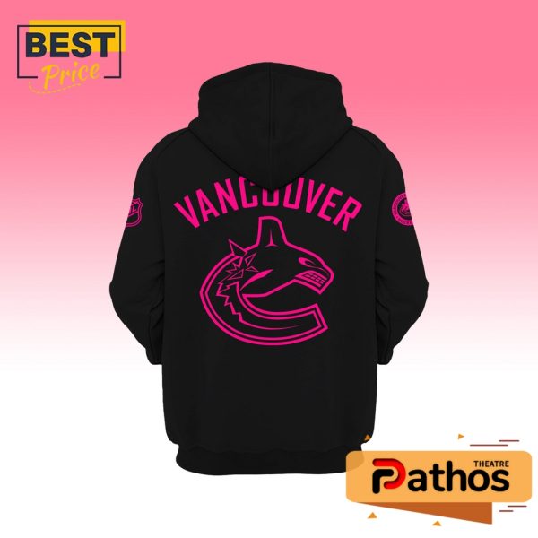 Vancouver Canucks Breast Cancer Awareness Month Hoodie