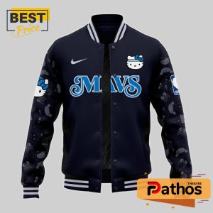 dallas mavericks x hello kitty night baseball jacket 2 ANAr4