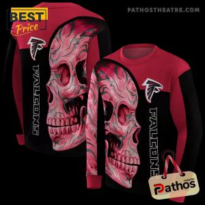 atlanta falcons skull motif red black hoodie 5 Q4SYQ