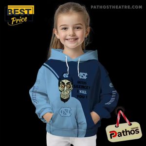 north carolina tar heels achmed skull light blue hoodie 6 1hXpH