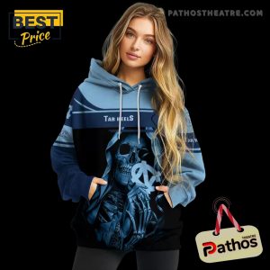 personalized north carolina tar heels grim reaper light blue black hoodie 2 ZyIvF