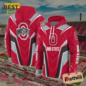 Ohio State Energetic Vibes Red Hoodie