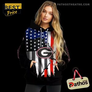 georgia bulldogs american pride black hoodie 2 SbCMJ