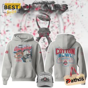 Ohio State Football Bowl Champions Grey Hoodie And Pants