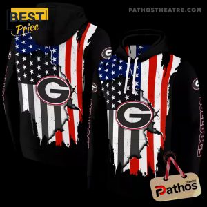 Georgia Bulldogs American Pride Black Hoodie