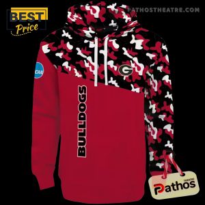 custom georgia bulldogs camo pattern red hoodie 3 gw6GJ