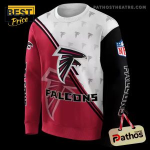 atlanta falcons diagonal stripe red white hoodie 4 gVQC6