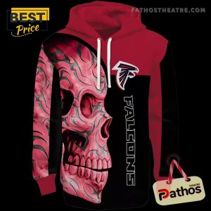 atlanta falcons skull motif red black hoodie 3 lDrtK