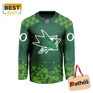 San Jose Sharks Limited Edition St.Patrick’s Day Hockey Jersey