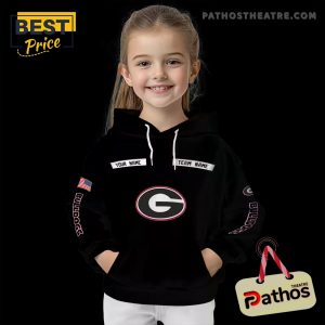 custom georgia bulldogs punisher skull black hoodie 6 NNUID