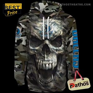 custom dallas mavericks camo skull hoodie 3 7beL8