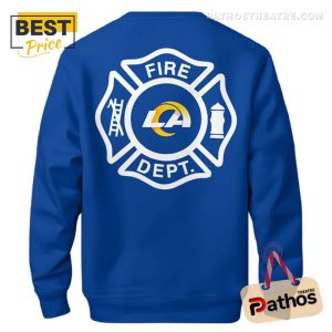 los angeles rams x la city fire department lafd hoodie 7 U86re