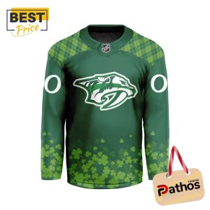 Nashville Predators Limited Edition St.Patrick’s Day Hockey Jersey