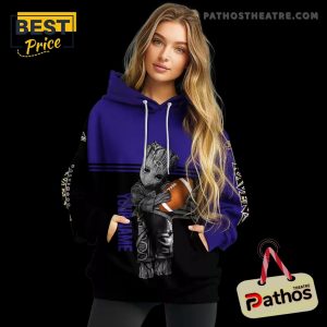 custom baltimore ravens baby groot purple black hoodie 2 EKV0I