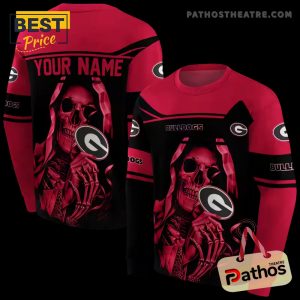 custom georgia bulldogs grim reaper red black hoodie 5 uR8OC