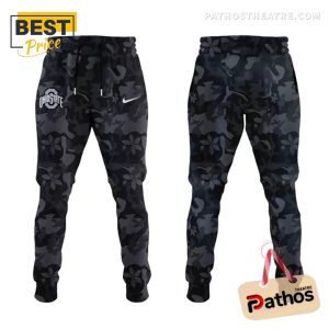 the wild collective black ohio state camo black hoodie and pants 4 TO29I