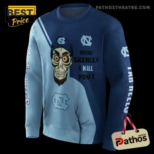 north carolina tar heels achmed skull light blue hoodie 4 AFrIm