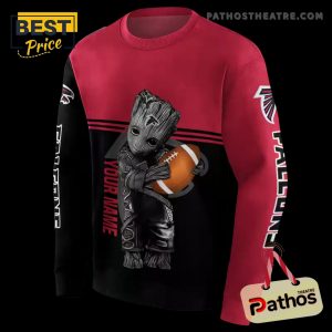 personalized atlanta falcons baby groot red black hoodie 4 pNblu