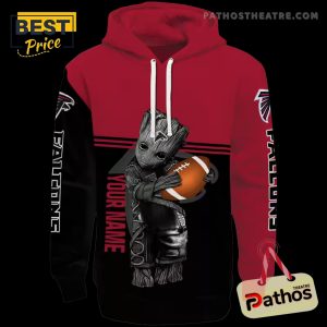 personalized atlanta falcons baby groot red black hoodie 3 9EylI