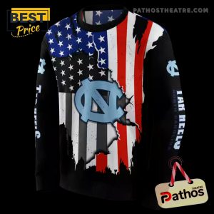 north carolina tar heels american pride black hoodie 4 PWF3l