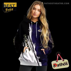 baltimore ravens ripped pattern purple black white hoodie 2 z8lbz