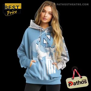 north carolina tar heels graphic punisher light blue white hoodie 2 qpdq4