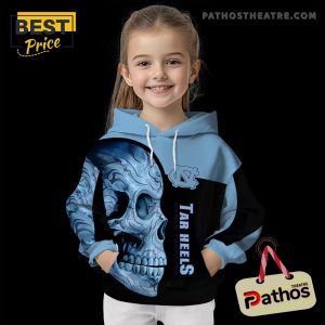 north carolina tar heels skull motif light blue black hoodie 6 nL0i6