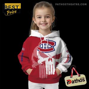 montreal canadiens graphic punisher red white hoodie 6 eDMHu