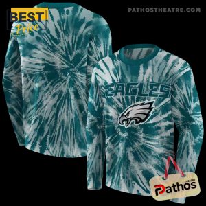 philadelphia eagles tie dye pattern green hoodie 5 r57OY