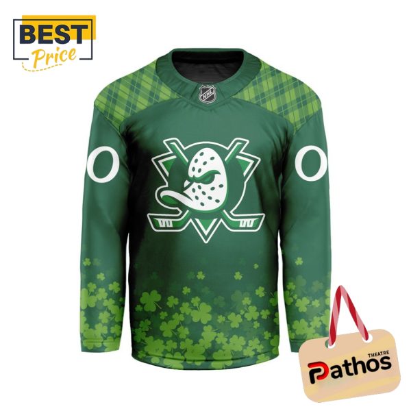 Anaheim Ducks Limited Edition St.Patrick’s Day Hockey Jersey