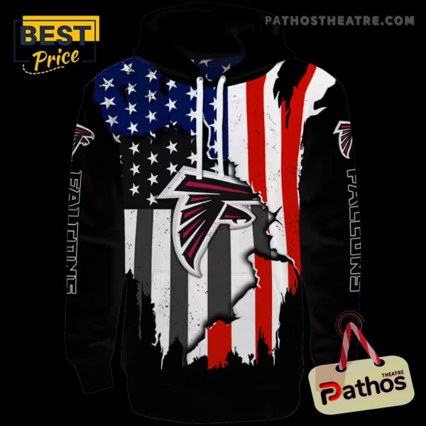 Atlanta Falcons American Pride Black Hoodie