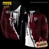 Atlanta Falcons Ripped Pattern Red Black White Hoodie