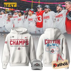 Ohio State Football Bowl Champions White Hoodie And Pants