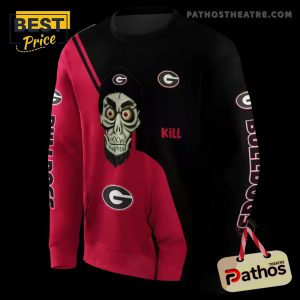 georgia bulldogs achmed skull red hoodie 4 s2hQj