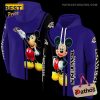 Baltimore Ravens Mickey Mouse Purple Black Hoodie