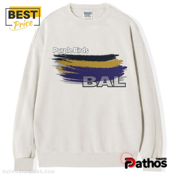 Baltimore Ravens Purple Birds Football T-Shirt