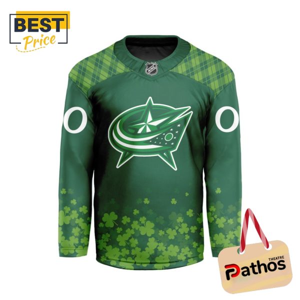 Columbus Blue Jackets Limited Edition St.Patrick’s Day Hockey Jersey