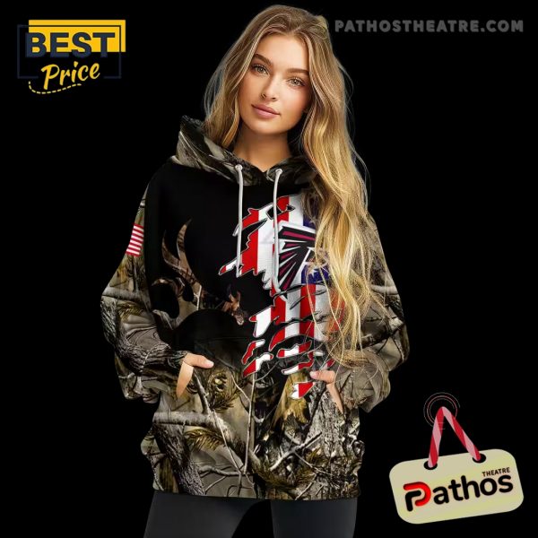 Customized Atlanta Falcons Tree Camo Hoodie