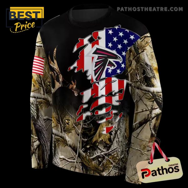 Customized Atlanta Falcons Tree Camo Hoodie