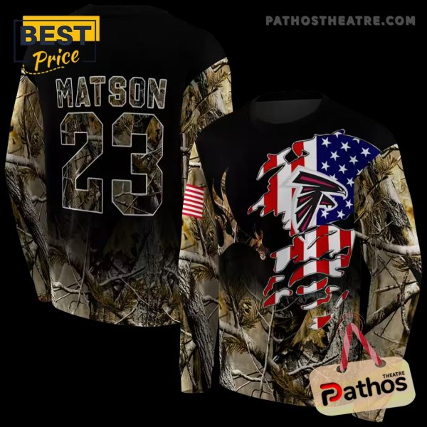 Customized Atlanta Falcons Tree Camo Hoodie