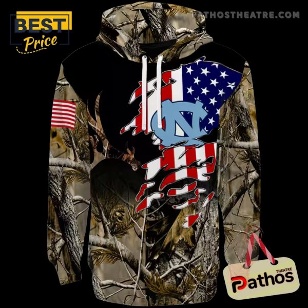 Customized North Carolina Tar Heels Tree Camo Hoodie