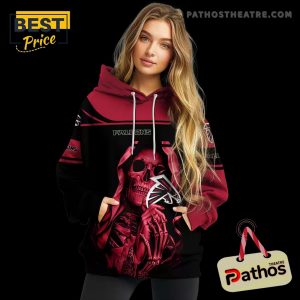 personalized atlanta falcons grim reaper red black hoodie 2 857aK