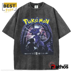 pokemon mewtwo washed unisex t shirt 2 zXN4y