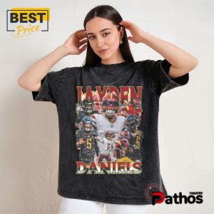 jayden daniels graphic tee t shirt 3 VegSb