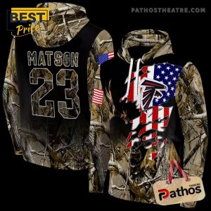 Customized Atlanta Falcons Tree Camo Hoodie