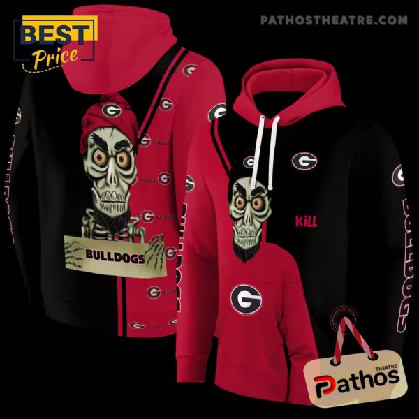 Georgia Bulldogs Achmed Skull Red Hoodie